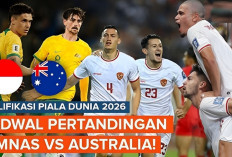 Jadwal dan Link Live Streaming Timnas Indonesia vs Australia di Kualifikasi Piala Dunia 2026