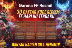 Resmi Garena! 30 Daftar Kode Redeem FF Hari Ini Terbaru, Banyak Hadiah Gila Menanti
