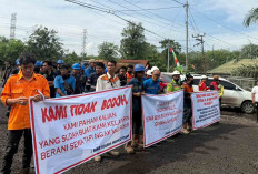Buruh PT Dana Artha Mining Geruduk PT ACI