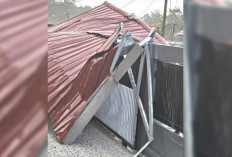 Puting Beliung Bikin Atap Rumah Warga Musi Rawas Rusak Parah