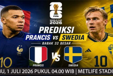 Les Blues Diunggulkan atas The Blagult, Prediksi Prancis vs Swedia, Piala Dunia 2026, Babak 32 Besar