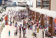 Hari Keempat Lebaran Mall di Lubuklinggau Masih Dipadati Pengunjung 