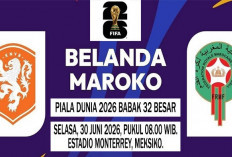 Tancap Gas!, Prediksi Belanda vs Maroko, Piala Dunia 2026, Babak 32 Besar, Live TVRI