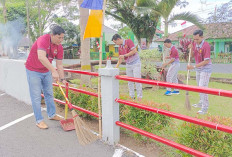 Pegawai Lapas Kelas IIA Lubuklinggau Bersih-bersih Lingkungan, Begini Penjelasan Kalapas