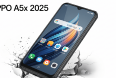 OPPO A5x 2025, HP Tahan Banting Harga Mulai Rp1 Jutaan, Ini Spesifikasinya