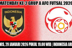 Pastikan Tiket Lolos?, Prediksi Indonesia vs Kirgistan, AFC Futsal 2026, Matchday ke-2, Grup A, Live MNCTV