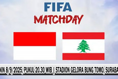 Pemutakhiran Skuad!, Prediksi Indonesia vs Lebanon, FIFA Friendly September 2025, Berikut Link Live Streaming