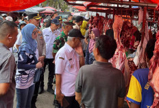 Wawako Pantau Harga Sembako di Pasar Lubuk Linggau, Begini Hasilnya