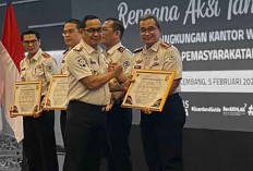 Lapas Lubuk Linggau Kembali Raih Penghargaan. Sebagai Satuan Kerja dengan Laporan Bidang Pengamanan dan Inteli