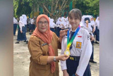 Carissa Jasmine Ufairah Arya Siswi SMPN 1 Lubuk Linggau Juara Olimpiade IPA Nasional