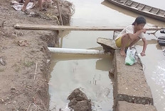 Dam Dermaga Lawang Agung Ambruk Warga Khawatir Longsor