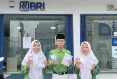 Kebahagiaan Siswa Madrasah Terima Bantuan PIP, Penyaluran Melalui BRI Lubuk Linggau Tertib