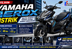 Yamaha Aerox Listrik 2026 Resmi Meluncur, Skutik Sporty Bertenaga Listrik dengan Teknologi Modern