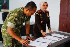 Dandim 0406 Lubuklinggau dan Kejari Musi Rawas Ciptakan Sistem Penegakan Hukum yang Kokoh