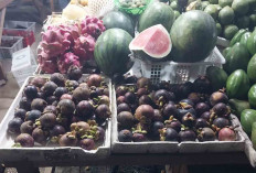 Buah Manggis Musiman Banjiri Pasar Lubuk Linggau, ini Manfaatnya untuk Kesehatan
