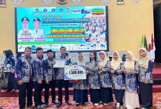 Bangga! Guru SMPN Sumber Harta Juara 1 LCC Super 100 Tingkat SMP/MTs se-Kabupaten Musi Rawas