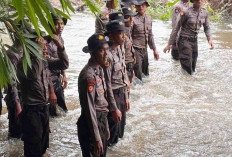 14 Bintara Polres Musi Rawas Dibaret, Kompol Harsono : Berikan Inovasi dan Jadilah Polisi Baik di Masyarakat