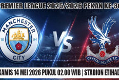 Asa Juara Citizens, Prediksi Manchester City vs Crystal Palace, Premier League 2025/2026, Pekan ke-36