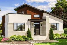 7 Ide Desain Rumah Minimalis Modern dengan Atap Miring yang Unik dan Stylish