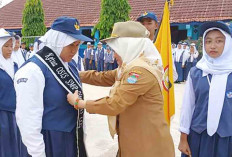 Aisy Adzra dan Wahyu Purnama Resmi Pimpin OSIS SMPN 13 Lubuk Linggau