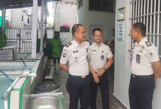 Inspeksi ke Dapur, Kasi Binadik Lapas Lubuk Linggau Pastikan Kualitas Bahan Makanan untuk Warga Binaan 