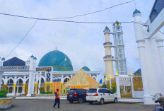 Wajah Baru Masjid Agung As Salam Lubuk Linggau, Awal 2026 DPUPR Rampung Pengerjaan 