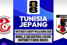 Asa Lolos, Prediksi Tunisia vs Jepang, Piala Dunia 2026, Matchday 2, Grup F, Cek Link Live