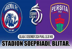 Ujian Tanpa Pilar Utama, Arema FC vs Persita Tangerang, Liga 1 2024/2025, Pekan ke-12, Live Kapan?