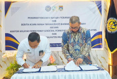 Ditjenpas Sumsel Bersama Pemkab Muratara Tanda Tangani Perjanjian Hibah dan Serah Terima Tanah