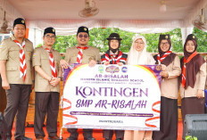 Santri Pesantren Modern Ar-Risalah Lubuk Linggau ikut The 14th Malaysia National Scout Jamboree 2024