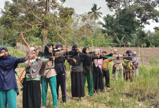 Santri Ponpes Al Madani Lubuklinggau Asah Keterampilan Panahan, Siap Berlaga di Lomba Panahan Buya Al Misro