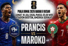 Misi Les Bleus Kubur Mimpi Singa Atlas lagi?, Prediksi Prancis vs Maroko, Piala Dunia 2026, Babak 8 Besar