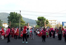 Meriahnya Senam Bersama Pokja Bunda PAUD Lubuklinggau dan Anak TK,PAUD,RA