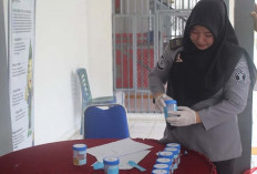 Lapas Lubuk Linggau Laksanakan Tes Urine, Jalankan Program Akselerasi Menteri Imipas 