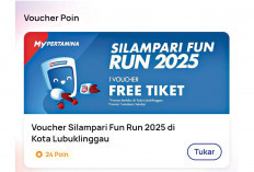 Pengguna Aplikasi MyPertamina, Dapatkan Voucher Gratis Tiket Silampari Fun Run 2025