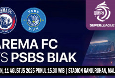 Misi Singo Edan Menang di Kandang, Prediksi Arema FC vs PSBS Biak, Super League 2025, Live di Mana?