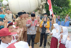 Ketua TP PKK Kabupaten Musi Rawas Road Show Literasi dan Wakaf 1000 Buku 