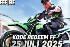 GRATIS! 22 Kode Redeem FF 25 Juli 2025, Masih Aktif Dapatkan AWM dan Bundle Eksklusif