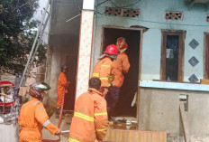 Tim Damkar Temukan 40 Tabung Gas di Lokasi Kebakaran
