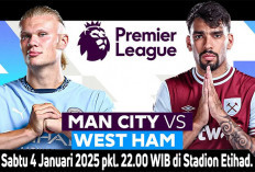 Tekad The Hammers Taklukkan The Citizens!, Manchester City vs West Ham United, EPL 2024/2025, Live Kapan?