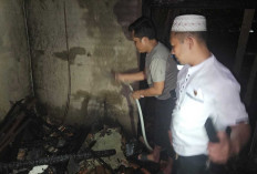 Gudang Terbakar di Nibung Muratara, Sepeda Motor dan Mesin Diesel Ikut Ludes 