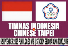 Jika Menang, Indonesia Naik Peringkat?, Prediksi Indonesia vs Cina Taipei, FIFA Matchday 2025, Live Kapan?