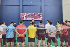 Turnamen Badminton Kalapas Cup HUT Pengayoman ke 79 Antusias Diikuti Pegawai Lapas Narkotika Muara Beliti