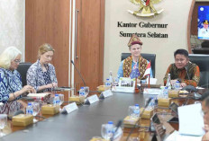 Terima Dubes Australia, Gubernur Herman Deru Bahas Ekspor Kopi Sumsel 