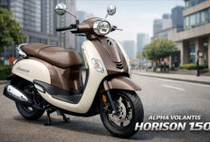 Desain Klasik Rasa Modern! Alpha Volantis Horison 150 Siap Ramaikan Segmen Skutik Retro