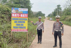 Pasca Adanya Lakatunggal, Satlantas Polres Mura Ingatkan Pengendara Soal Jembatan Tidak Ada Pagar Pembatas