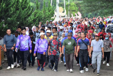 Peringati HUT KORPRI ke-53, Pemkab Musi Rawas Adakan Jalan Santai dan Senam Bersama