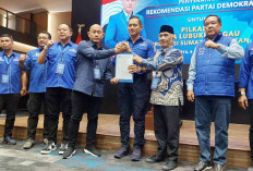 Partai Demokrat Usung H Rachmat Hidayat dan H Rustam Effendi, Surat Rekomendasi Diserahkan AHY