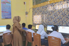 Sarana Prasarana Lengkap, Siswa SMPN 7 Lubuk Linggau Ikuti ANBK