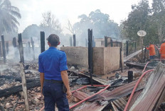 Sebanyak 4 Rumah Ludes Terbakar, Kerugian Mencapai Rp 1 Miliar